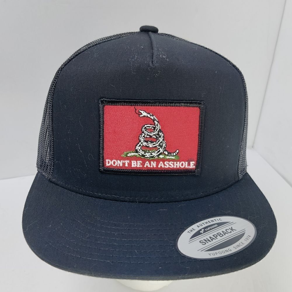 NWT "Don't be an As*-hole" Black Cotton Baseball Cap